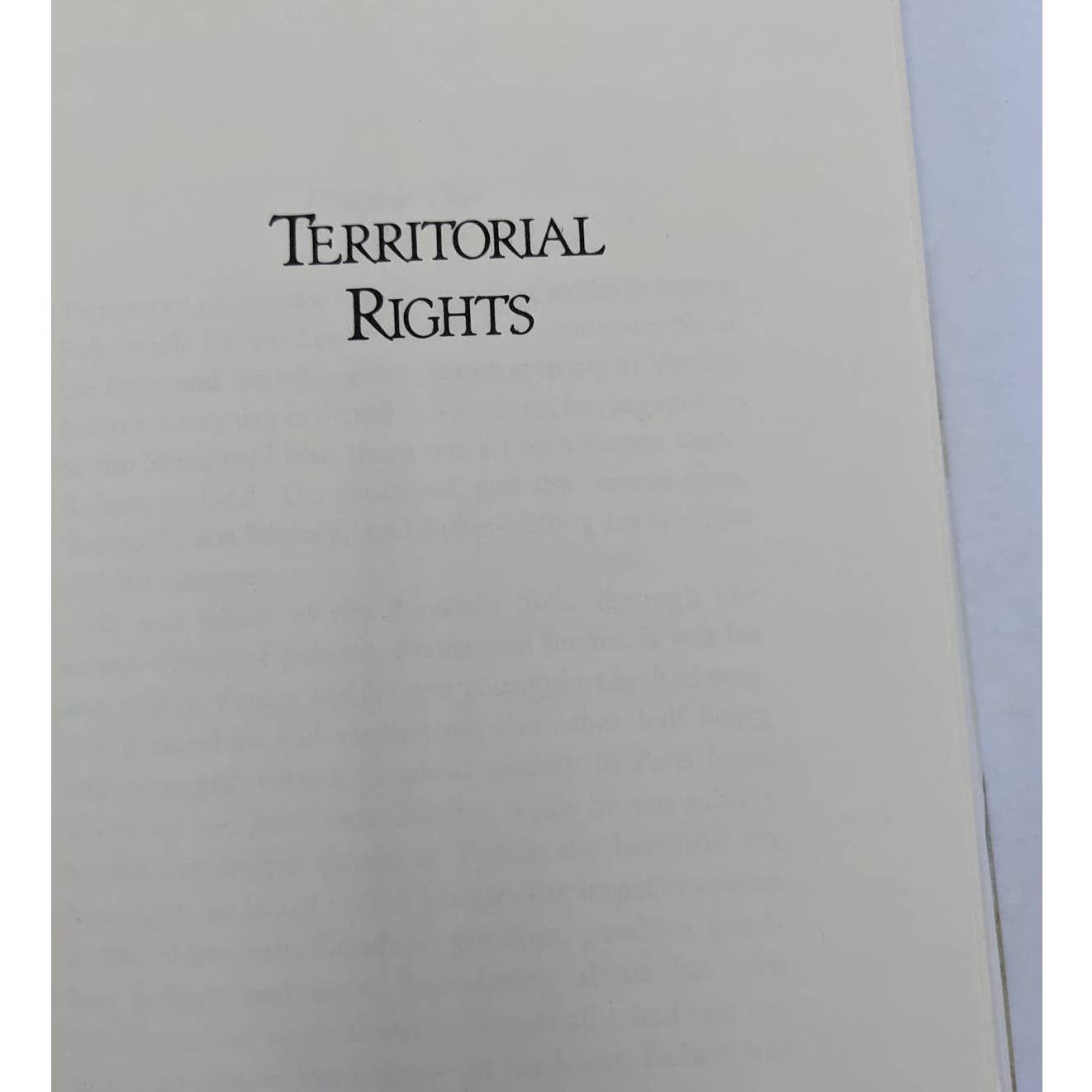 Territorial Rights By Muriel Spark Vintage Novel First American Edition 1979