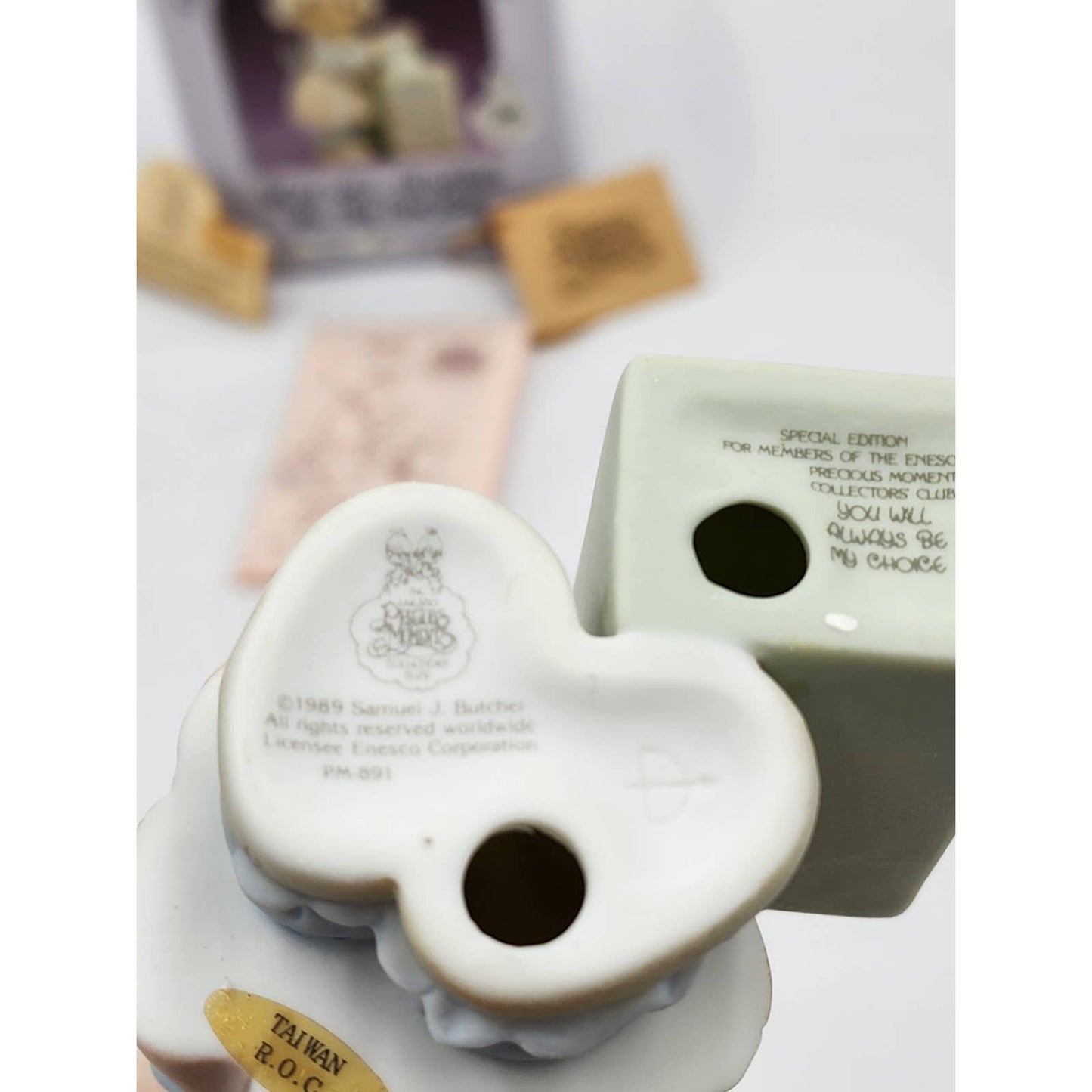 Precious Moments You Will Always Be My Choice Ballet Box Vintage 1989 W/Box Tags