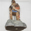 Vintage Teissedre Native American Figurine Holding Shield Made in USA 17" Tall