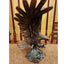 Eagle Sculpture Large Catching Prey Swooping Marian Imports Bronze Plated Resin