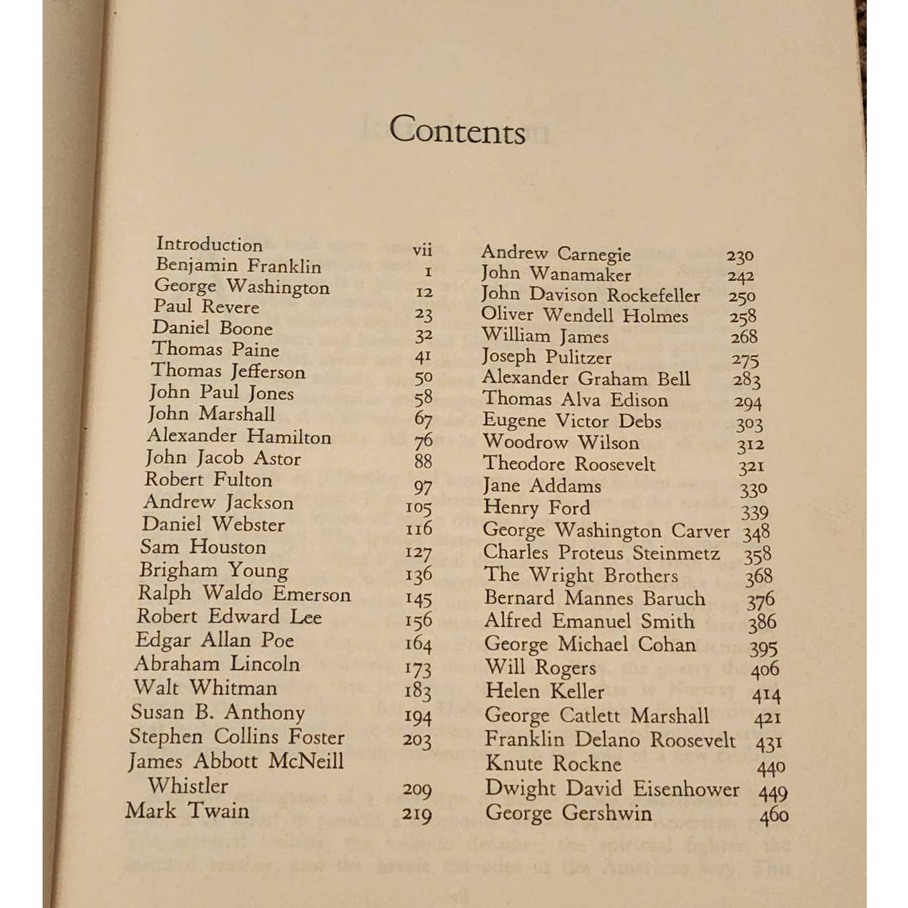 50 Great Americans Their Inspiring Lives Achievements By Henry Thomas, Vintage