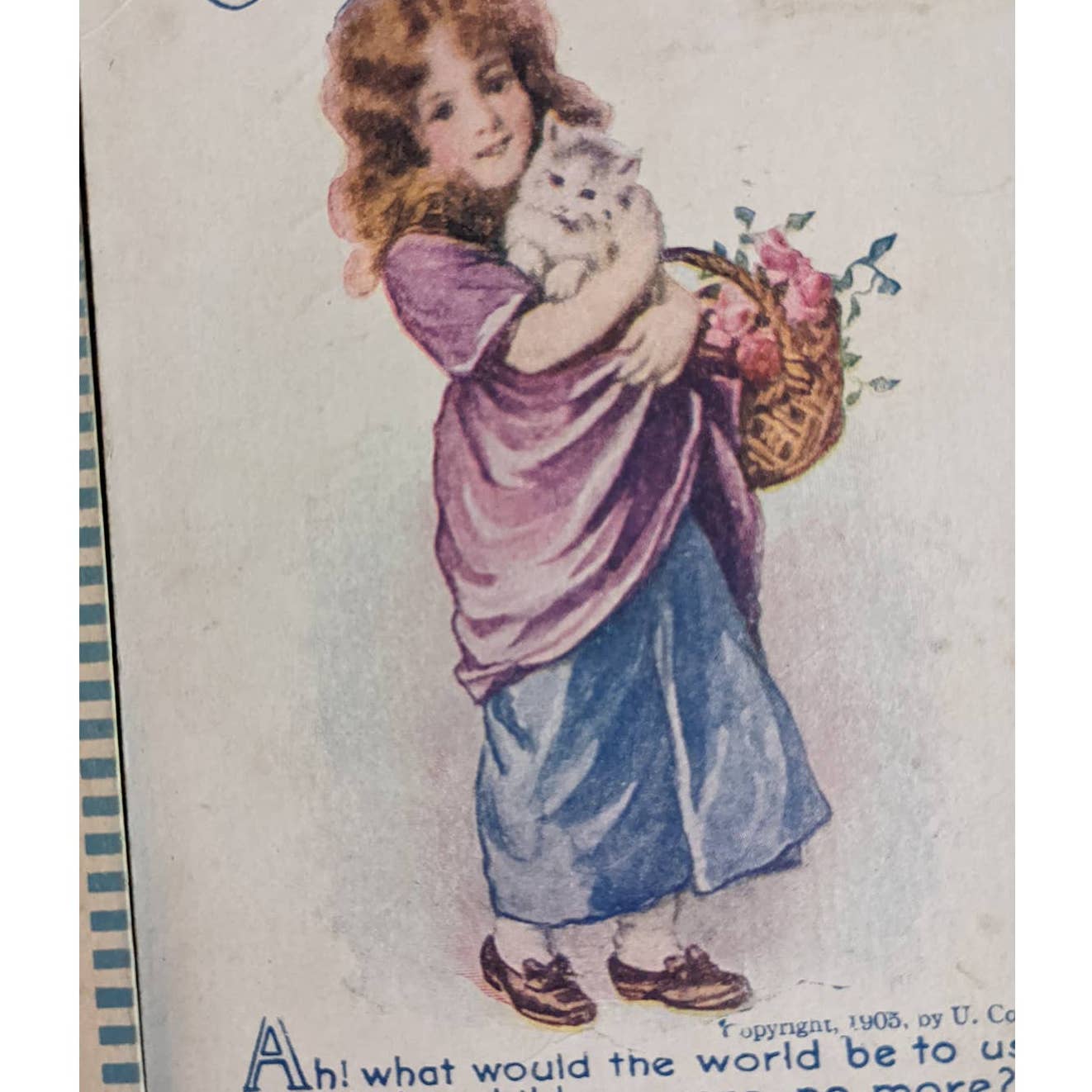 C1900-1915 Antique Postcard Lot Set Of 7 Graphics 1900s Womens Fashion