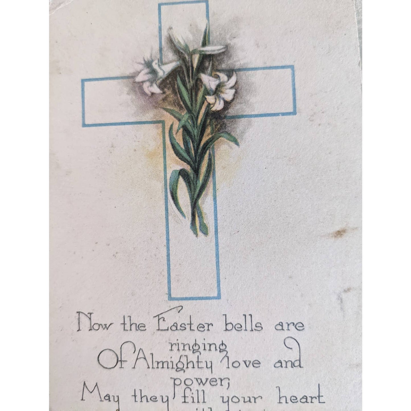 C1900s Easter Antique Postcard Set Of 5 Easter Greetings