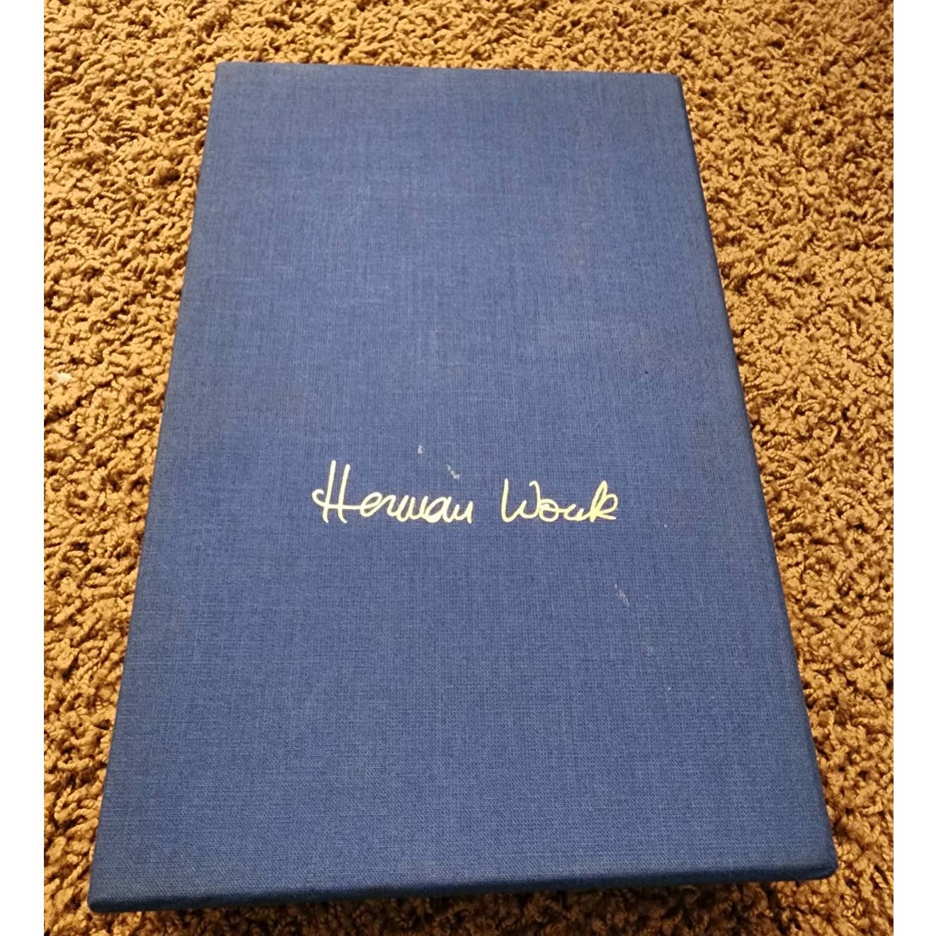 Vintage Herman Wouk The Glory First Edition Signed W/Slipcase Jewish Historical