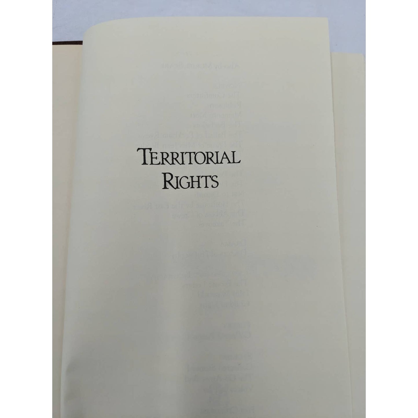 Territorial Rights By Muriel Spark Vintage Novel First American Edition 1979