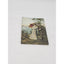 Early 1900s Romance Antique Postcard Stock Photo Couple Stroll Umbrella Romantic