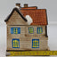 Vintage CIB Ceramic House Victorian Holiday Cookie Jars Canister Israel Set of 2