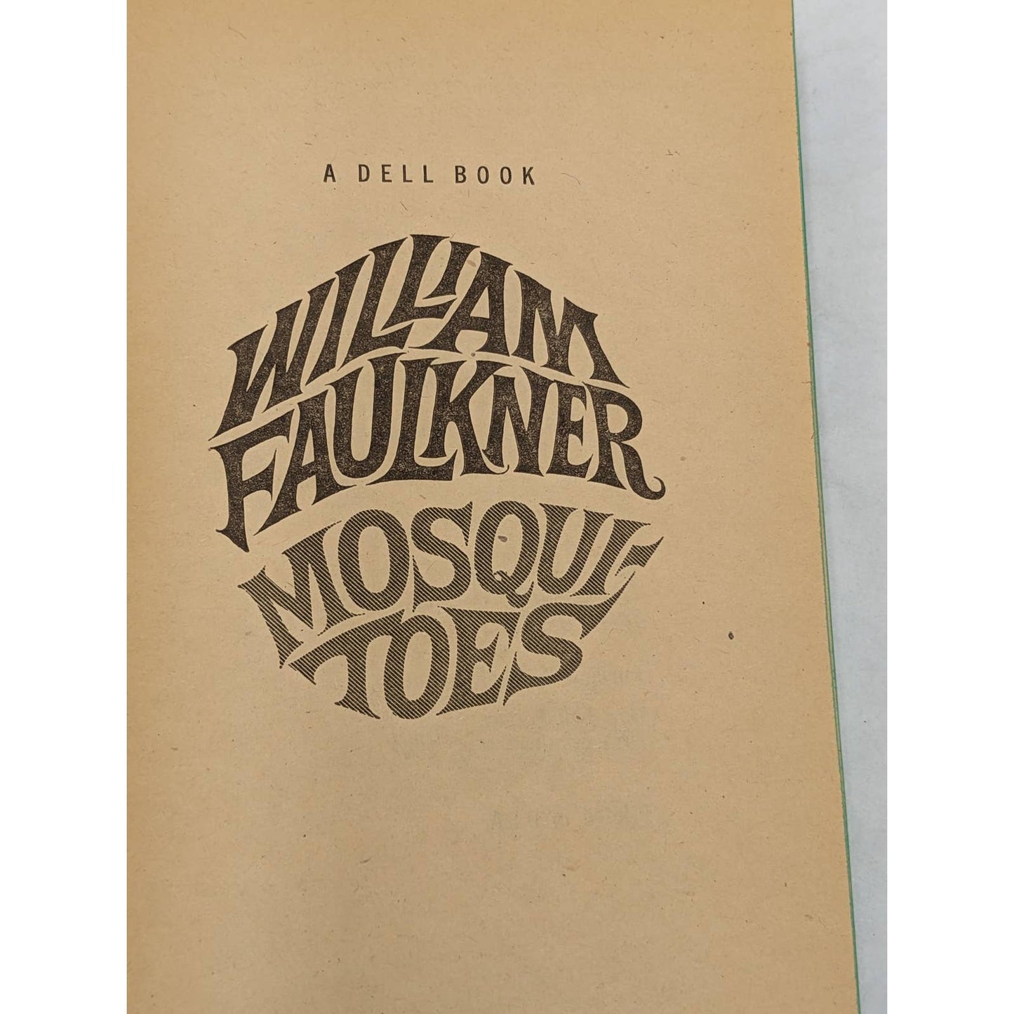 Mosquitoes By William Faulkner Nobel Prize Winner Vintage Novel 1955