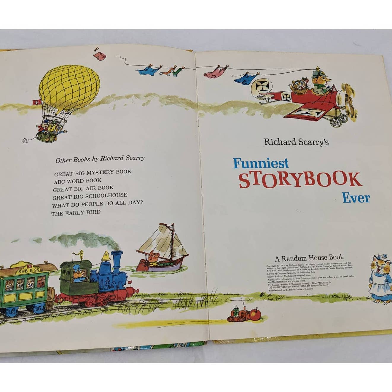 Richard Scarrys Funniest StoryBook Ever Vintage Childrens Bedtime Stories 1972