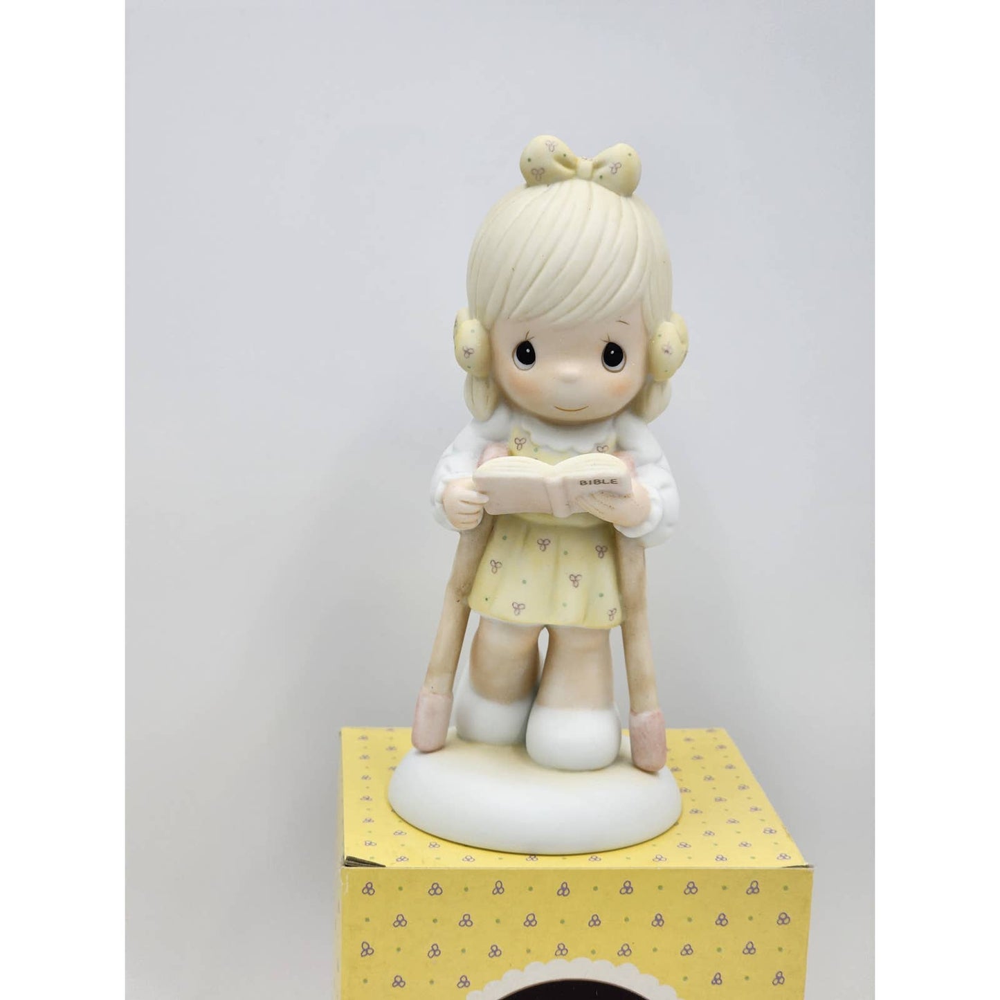 Precious Moments He Walks With Me 107999 Easter 1987 Special Edition Box Tags