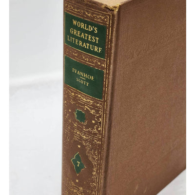 Ivanhoe: A Romance By Sir Walter Scott, Worlds Greatest Literature, Vintage Book
