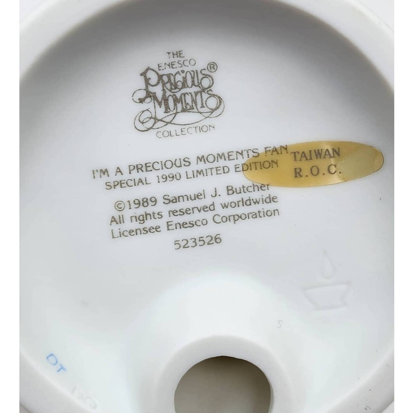 Precious Moments Fan Special 1990 Sharing The Good News Together 1991 Box & Tags