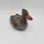 Vintage Duck Mexico Folk Art Pottery Floral Design
