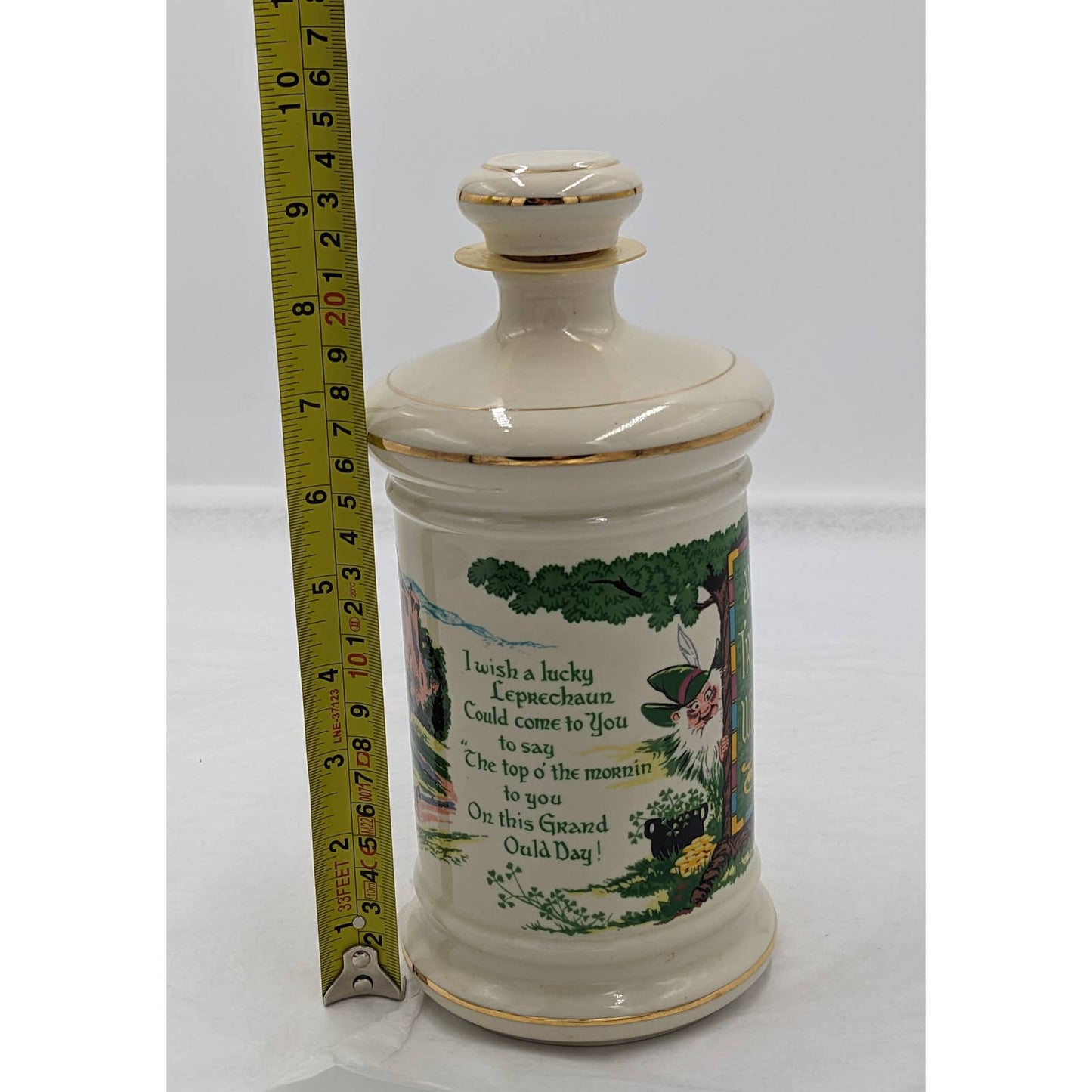 Old Fitzgerald Distillery An Irish Wish Collector Gallery Genuine Porcelain 1975
