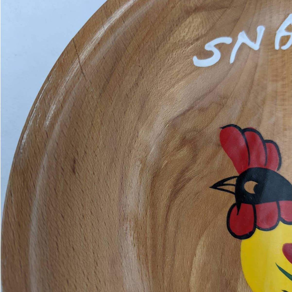 Japanese Rooster Snack Wooden Kitchen Wall Art Decorative 10"