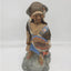 Vintage Teissedre Native American Figurine Holding Shield Made in USA 17" Tall
