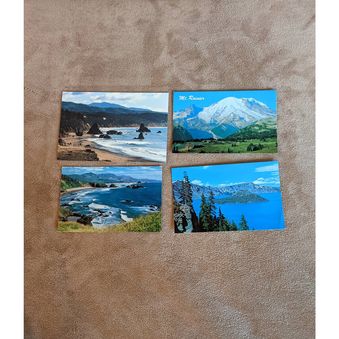Vintage Oregon Postcard Lot Oregon Coast, Crater Lake Mount Rainier Sunrise Park