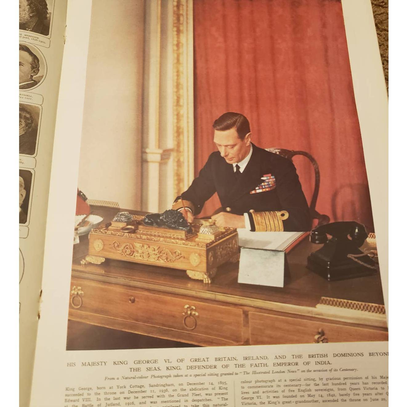 Vintage Illustrated London News May 16 1942 Royal Family, Japanese Warships, WW2