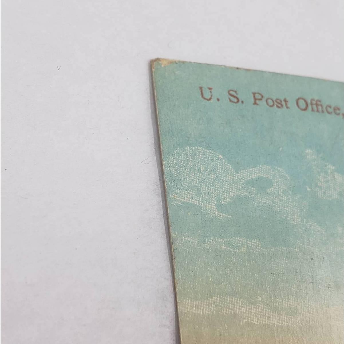 U.S. Post Office Sheboygan, Wisconsin 208350 Leighton Valentine Vintage Postcard