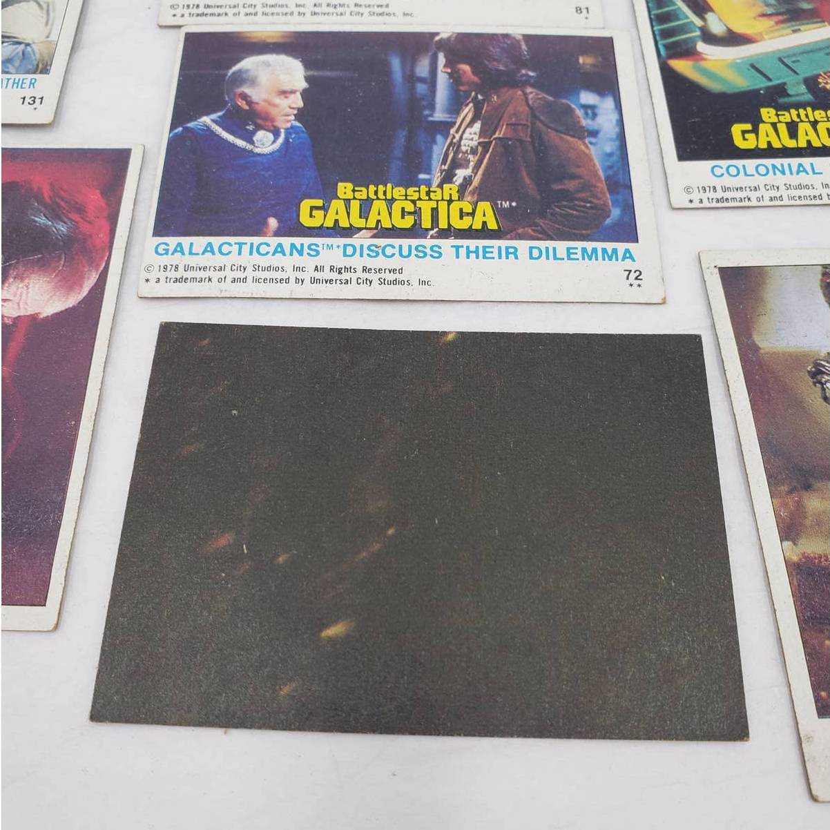 1978 Topps Battlestar Galactica Trading Cards Lot of 14 Vintage