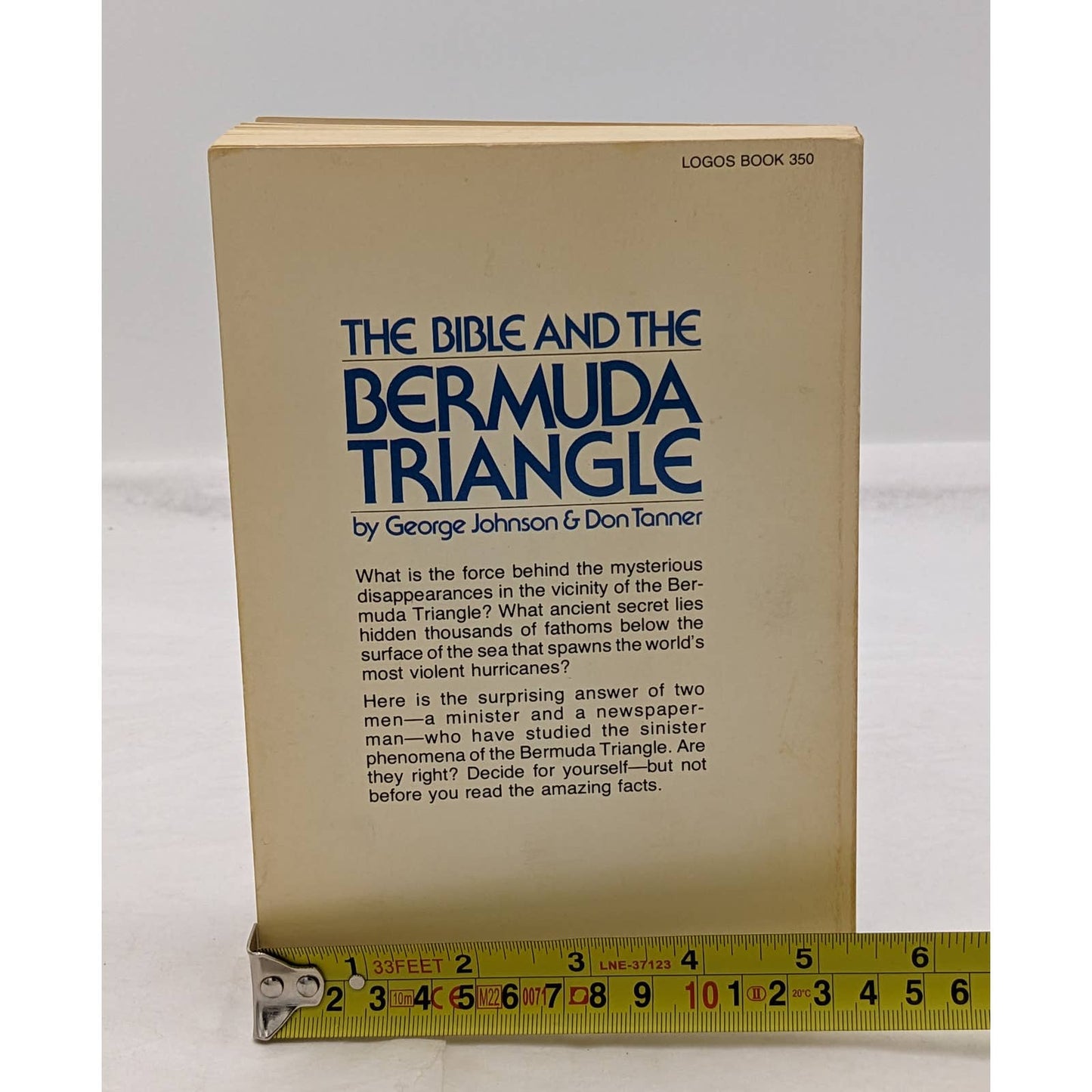 Bible And Bermuda Triangle By George Johnson Don Tanner Vintage Paperback 1973