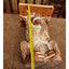 Monkey Vintage Side Table Book End Table Carved Wood Large Planter Spain 20"