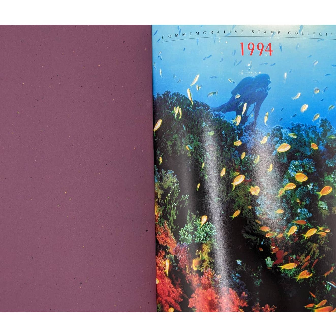 1994 Commemorative Stamp Collection Book Rockwell Moon Landing Steam Locomotives